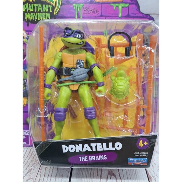 Teenage Mutant Ninja Turtles Mutant Mayhem Donatello Action Figure With Accessor - Picture 2 of 7